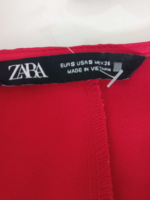 Zara krótka bluzka bolerko głęboki dekolt r S