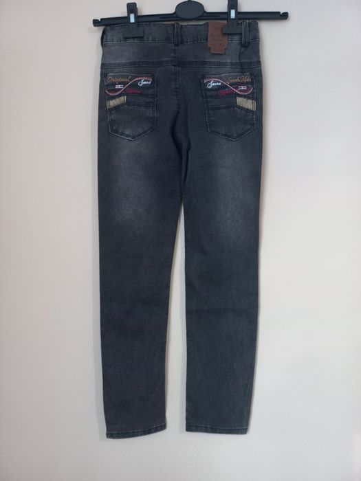 Стильні сірі джинси Slim Fit для хлопчика 134-140 см (8-10 років)