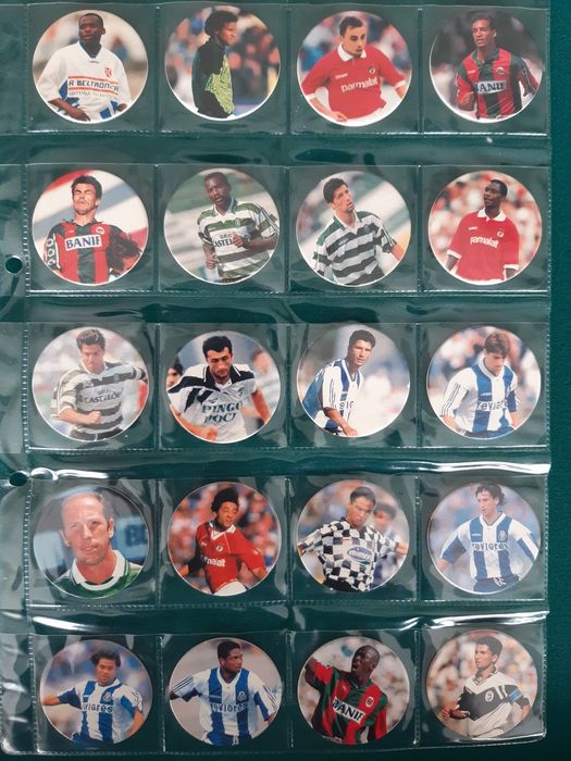 50 Tazos Futebol 95-96 PANINI + Slammer/mastertazo futebol