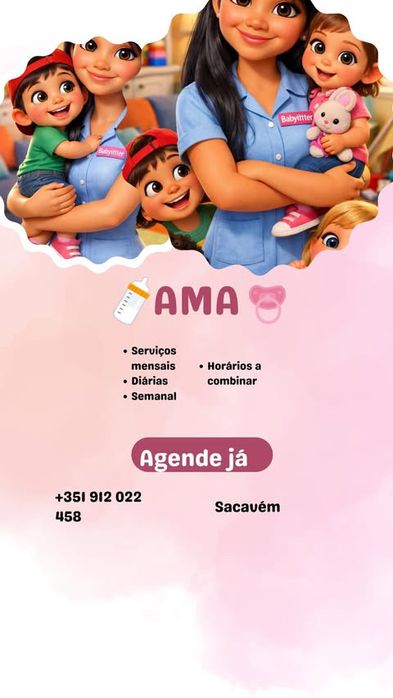 Baba Cuida de Bebes e criancas