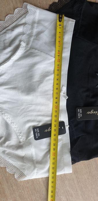 4×Damskie majtki figi w prążek 2XL