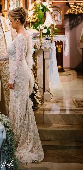 Suknia ślubna projektu Violi Piekut