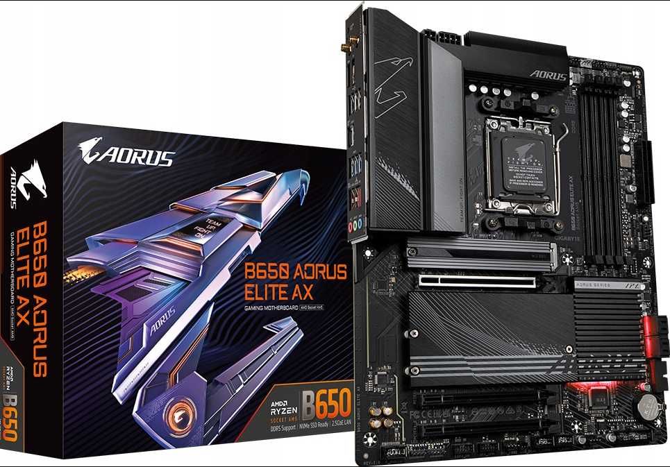 Płyta główna Gigabyte B650 Aorus Elite AX box gwarancja nr. 406091