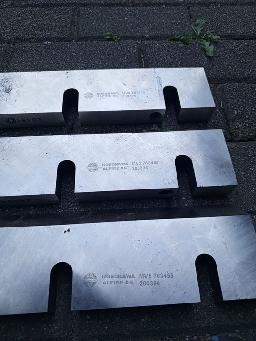 Noże wirnikowe Hosokawa Alpine 340×90×25 – 3 sztuki