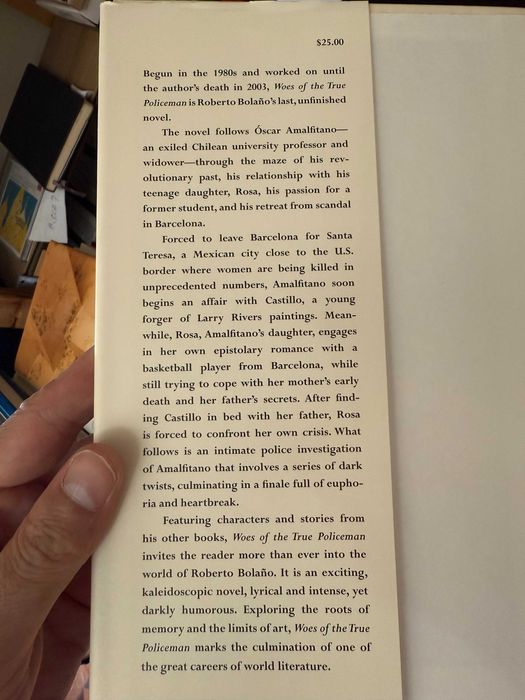 Roberto Bolaño – Woes of the true Policeman