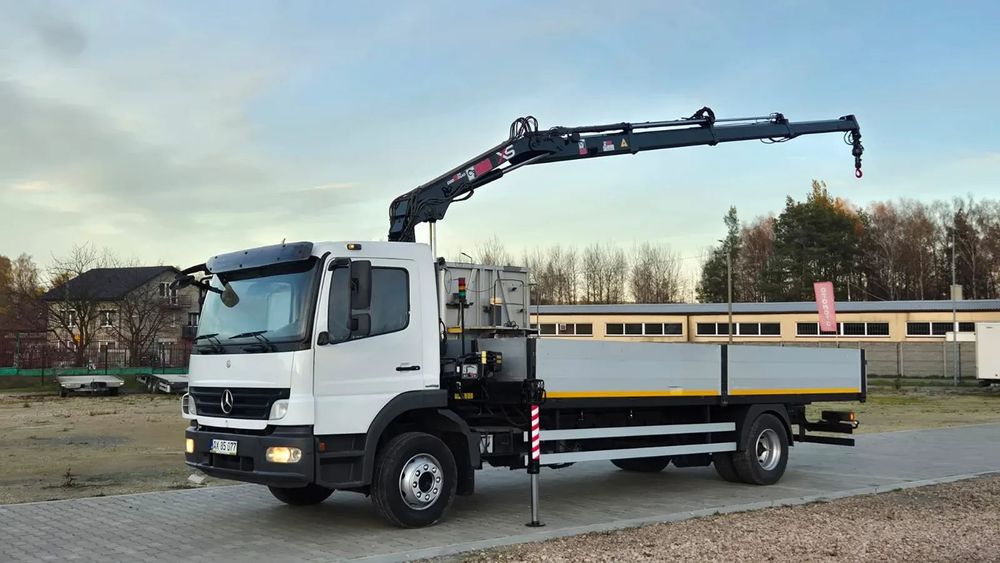 Mercedes-Benz Atego 1224 1223 1524 | HDS HIAB 88 XS DUO | Blokada Mostu  HDS, Skrzynia, Klima, Sterowanie Radiowe HDS
