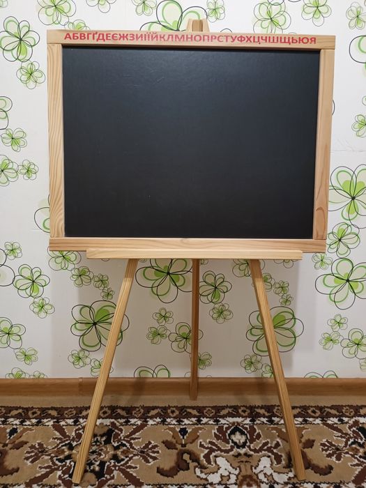 Мольберт дитячий, дошка для малювання, магнітна дошка