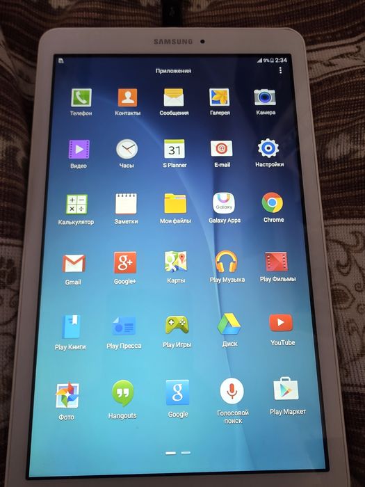 Планшет  Samsung tab E