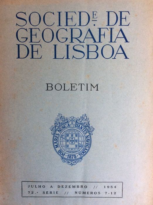 Boletim da Sociedade de Geografia de Lisboa, 1954