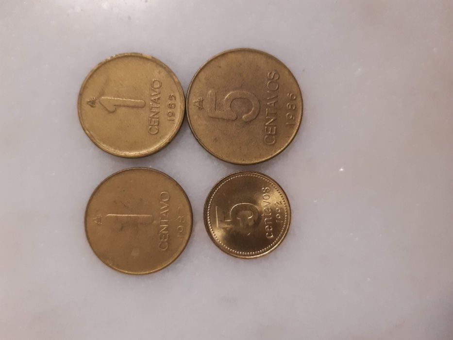 10 moedas de Argentina anos 1930/50/80/90