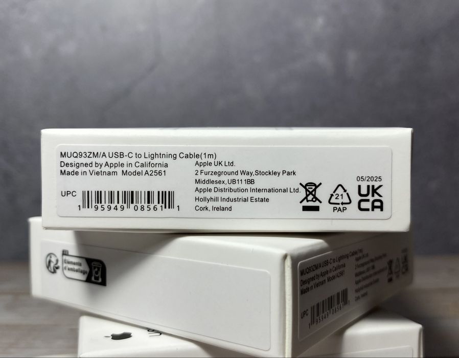 Кабель ОРИГІНАЛ для IPhone 20W | Lightning to USB-C | OEM