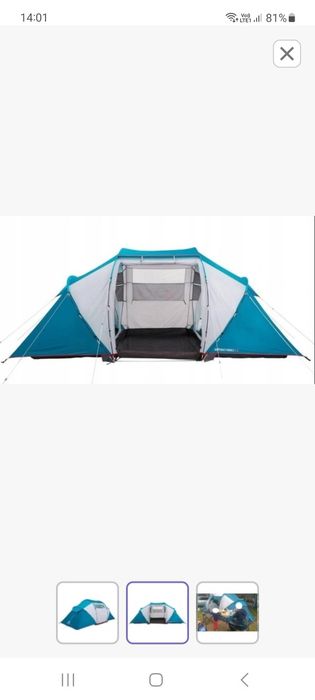 Namiot 4 osobowy 2 sypialnie  arpenaz family4,2 Decathlon Quechua