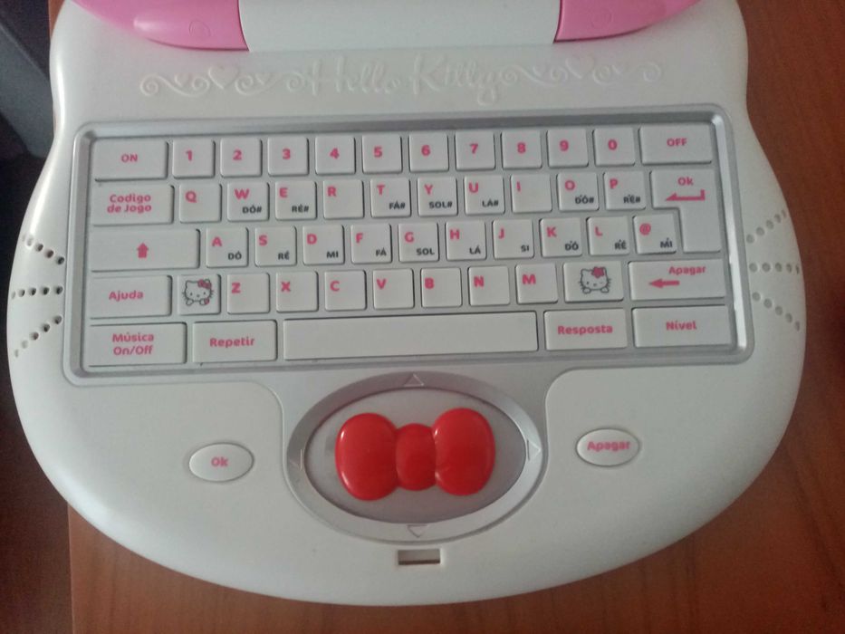 Computador HELLO KITTY interativo para brincar