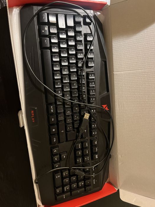 Teclado gaming nplay teclas iluminadas