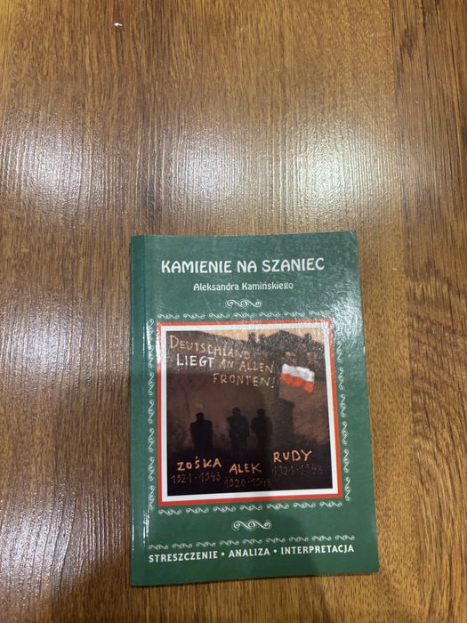 Kamienie na szaniec Kamiński streszczenie analiza interpretacja