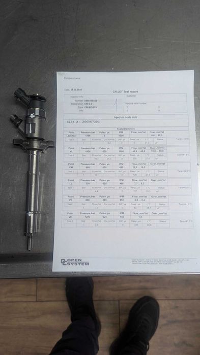 Форсунки 0445110110, 0445110055, 9657144580, 0445110353, 03L130277B