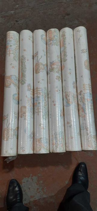 Шпалери для дитячої кімнати ще Югославські. Нові, 6 рулонів.
