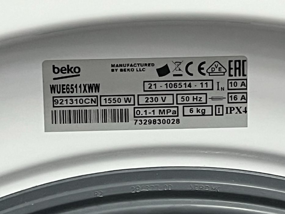 Pralka BEKO 40cm 6kg 1000ob A++ |12msc |BD stan |Dowóz