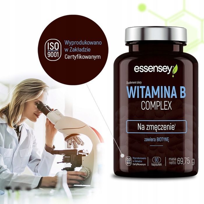 witamina b complex max zmęczenie układ nerwowy umysł metabolizm 90 dni wege