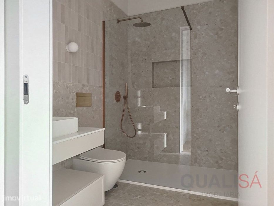 Apartamento T1 novo, com varanda e lugar de garagem em S. Vítor em ...
