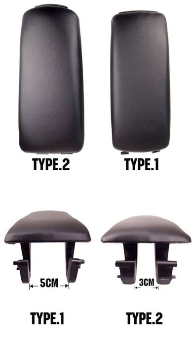 Tampa AUDI apoio braço consola A4 B6/B7, A3 8P, A6/A6L Tecido, Pele