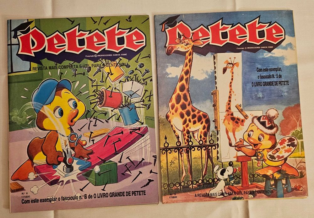 Petete - 6 revistas anos 80
