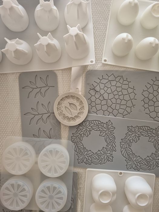 Varias formas pastelaria