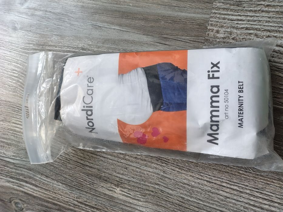 Pas ciążowy Mamma Fix czarny rozmiar  S/M Nordi Care