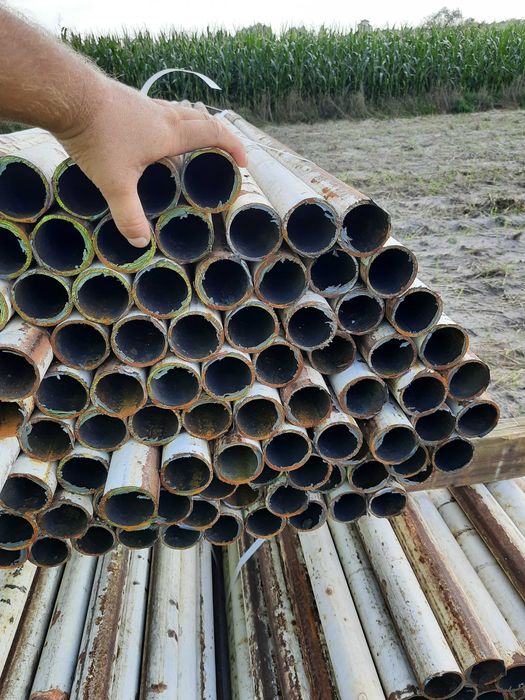 PROMOCJA - Słupki ogrodzeniowe fi-51mm dł-2,16m wiata siatka