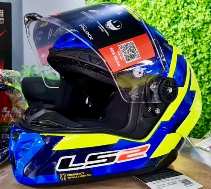 Capacete NOVO Carbono Total LS2 Thunder Gas (35% Desconto) Tam L-XL