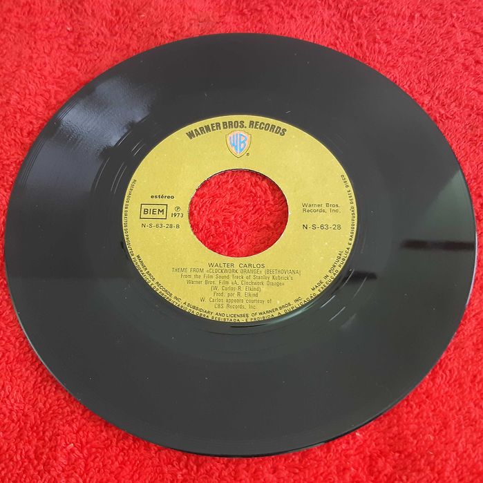 Disco Vinil Single Walter Carlos - A Clockwork Orange