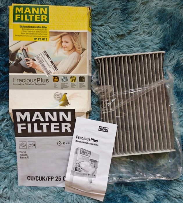 Nowy Mann Filter FP 25 012 FreciousPlus – filtr kabinowy