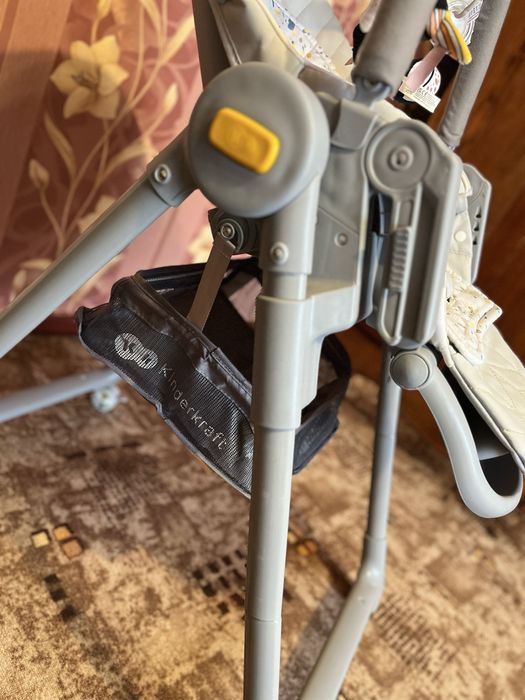 Стілець для годування 2в1 Kinderkraft LASTREE Grey