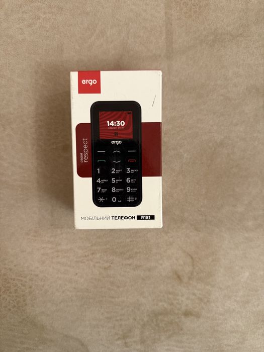 Продам новый запакованний  кнопочный телефон  запакованный ergo!