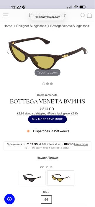 Окуляри Bottega Veneta нові