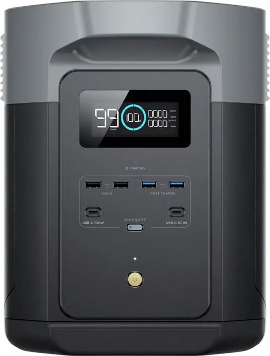 Зарядна станція(Delta 2 Max) Eco flow EFE 2000, 2400 Вт, 2048 Вт*год
