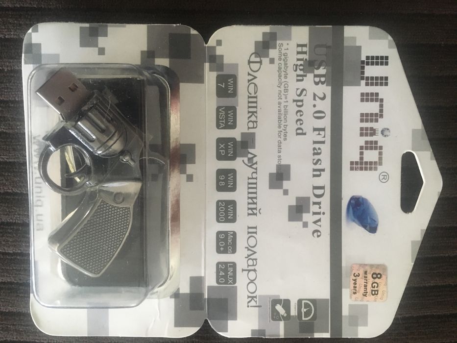 Флешка USB накопитель брелок 16 гБ