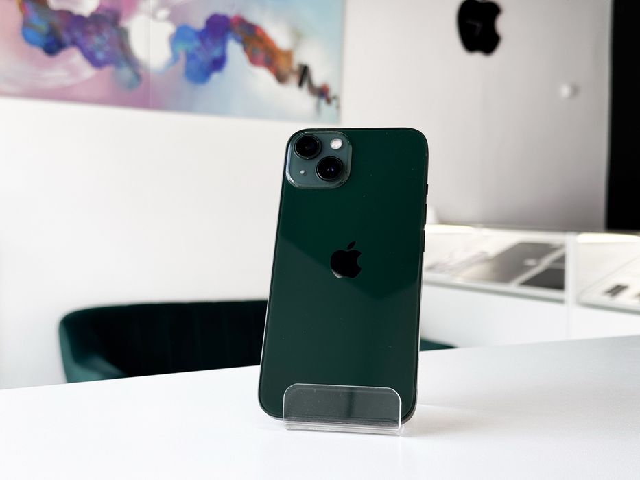 iPhone 13 256 GB Zielony Super Stan 100% baterii Sklep Gwarancja