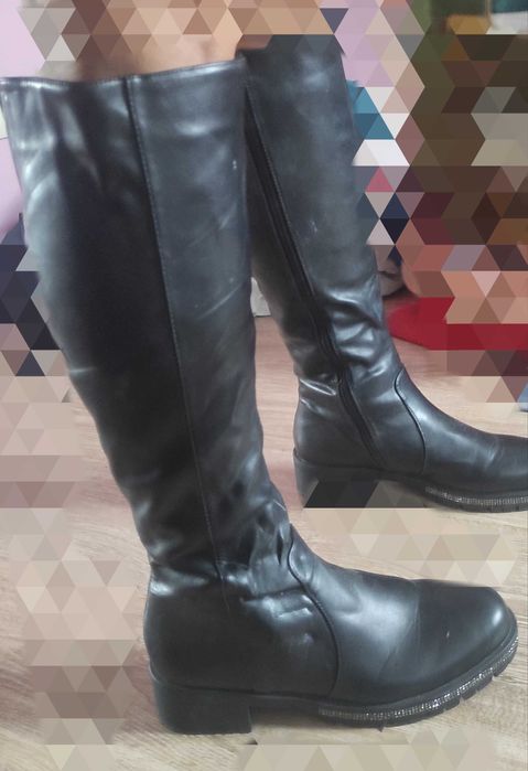 Kozaki damskie długie