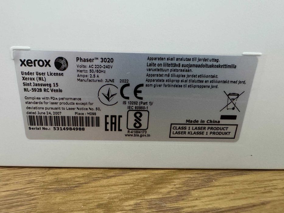 Xerox Phaser 3020 Wi-Fi