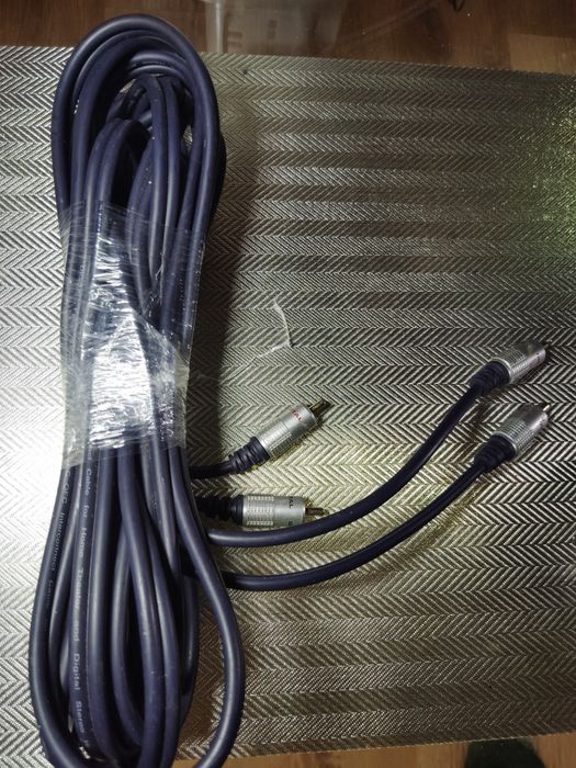 Profesjonalny przewód kabel RCA chinch cinch 5 m