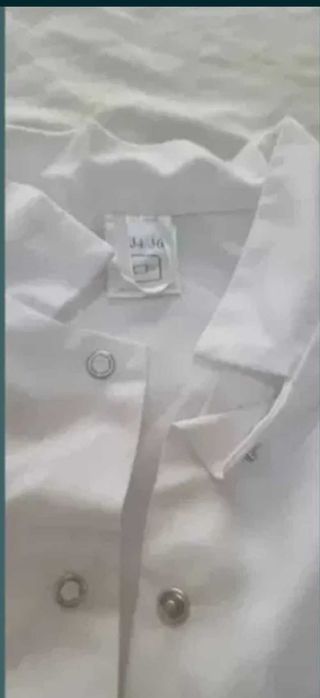 Bata de Estética  Jaleco Branco NOVO