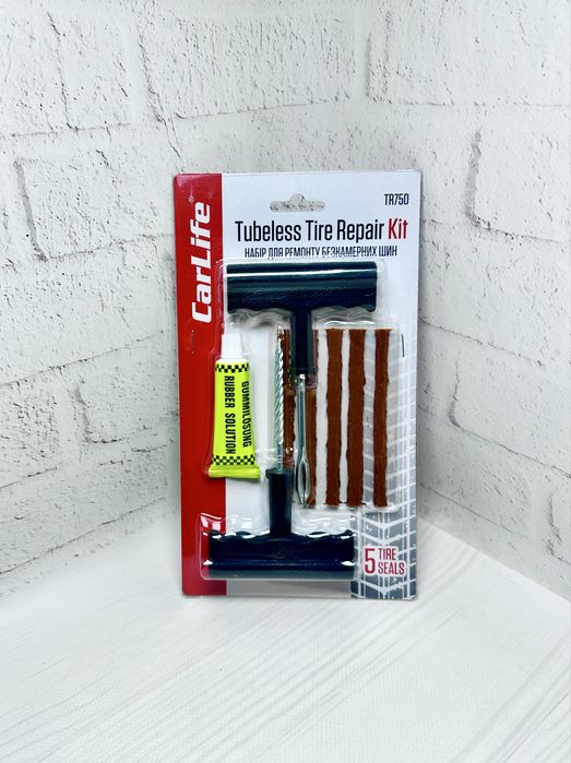 Набор ремкомплект для ремонта авто шин CarLife TR750 сырая резина