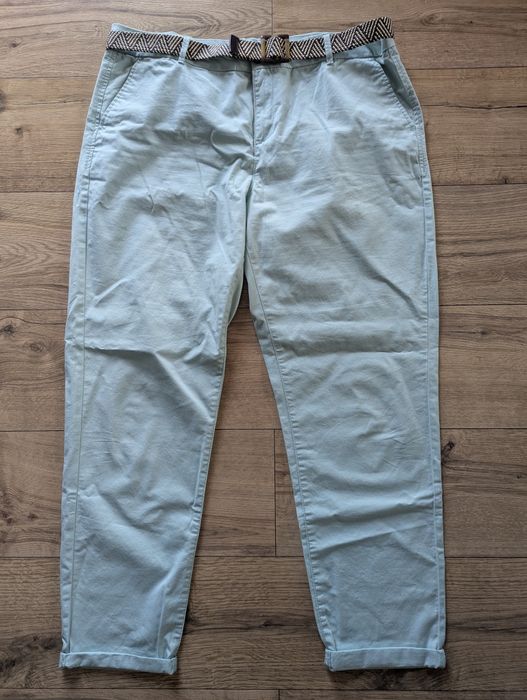 Spodnie chino miętowe Orsay rozm 44