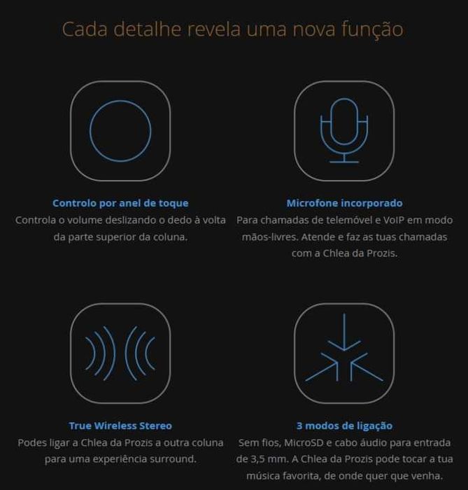 Pack Colunas Som Portátil Wireless | Novo!