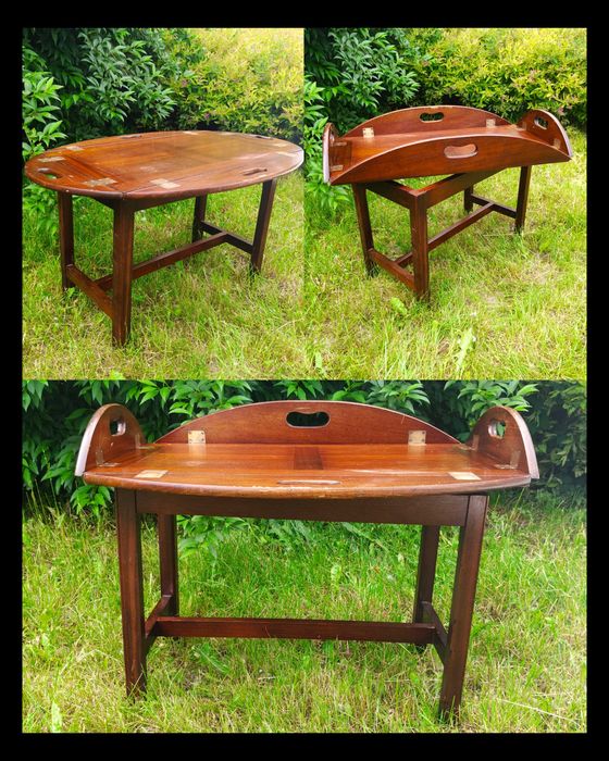 Stolik barmański Anglia, lata 30 vintage, art deco