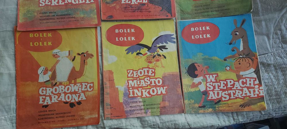Książki z serii Bolek i Lolek