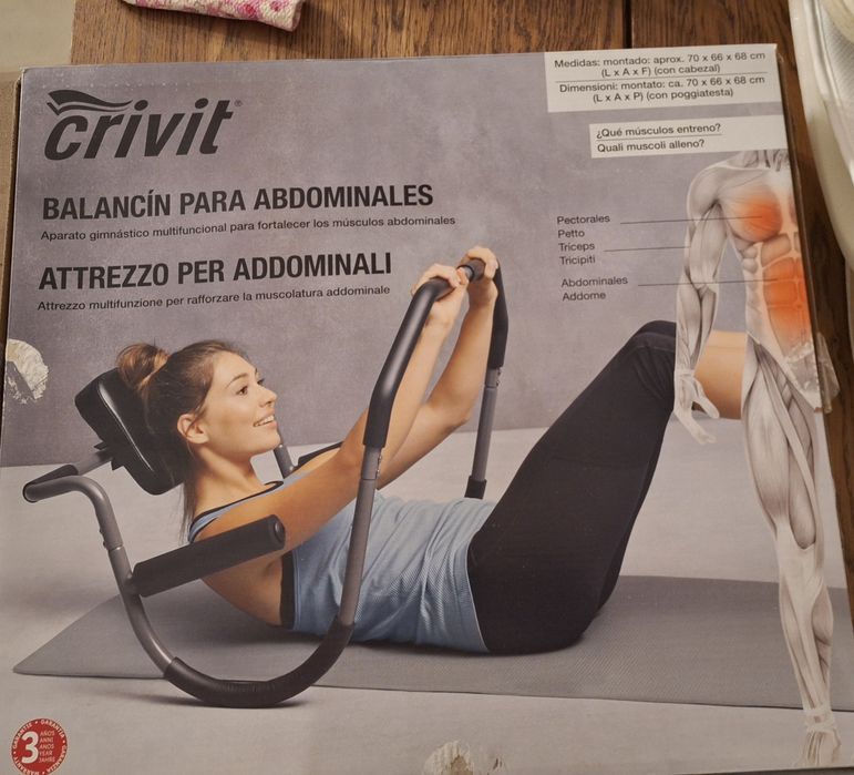 Aparelho Exercicios Abdominais Crivit