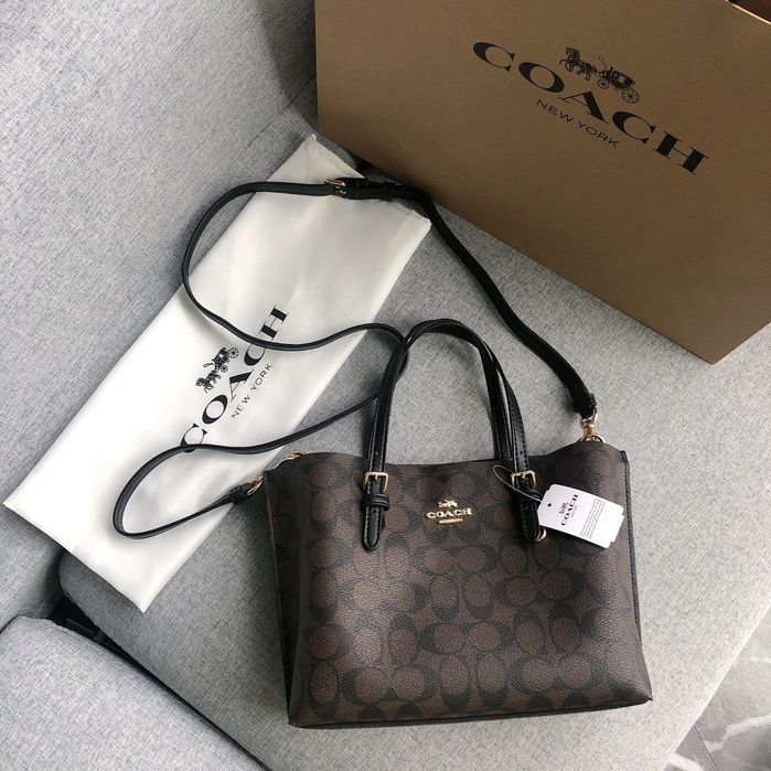 Шкіряна сумка Coach Mollie tote