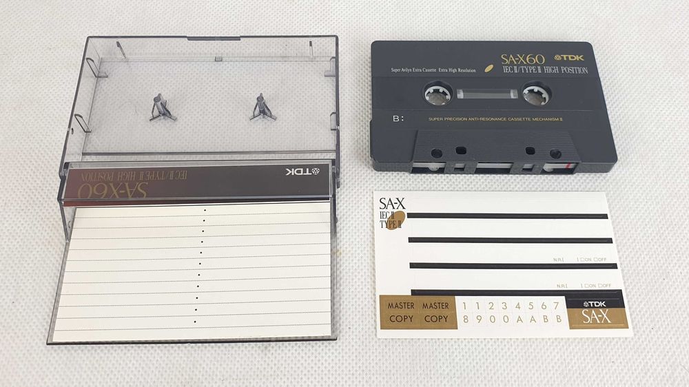 TDK 6 kaset magnetofonowych vintage audio stereo hi-fi retro